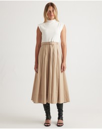 Decjuba - Stefanie Spliced Midi Dress