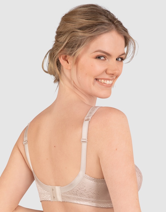 Naturana - Wide Strap Wireless Minimiser Bra