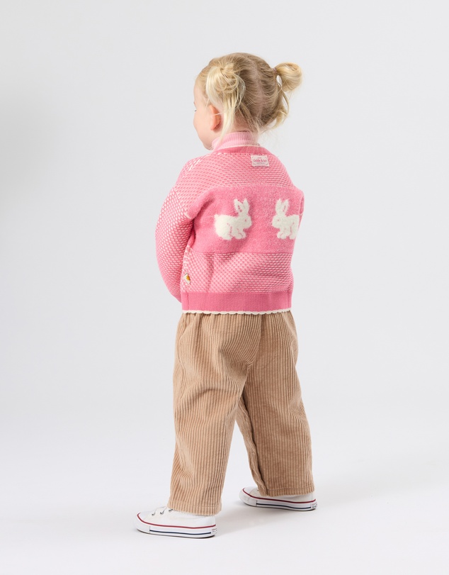 Goldie + Ace - Bunny Knit Cardigan - Babies-Kids
