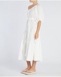 Amelius - Saloma Linen One Shoulder Dress