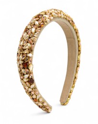 Morgan & Taylor - Camellia Headband in Gold