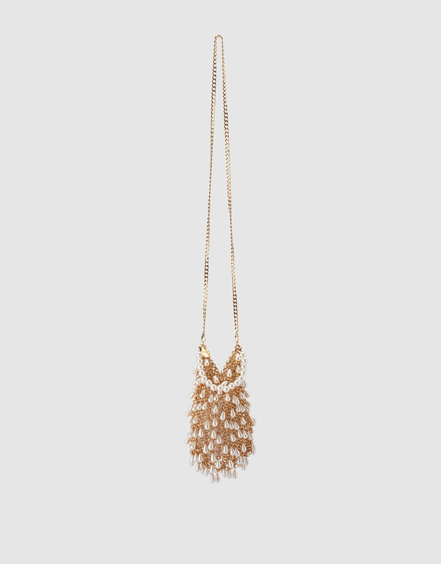 Olga Berg - Jaden Pearl Chainmail Bag