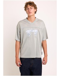 Black Noise White Rain - Asteroid Jersey T-Shirt