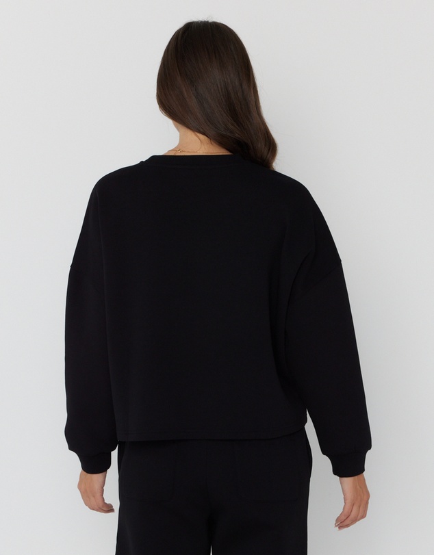 ALEXANDRA - Emby Long Sleeve Top Black