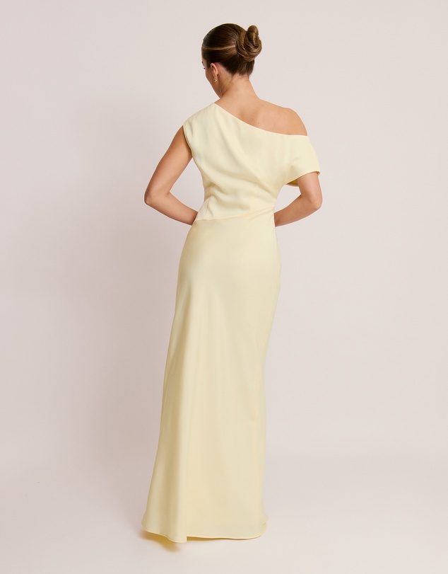 Six Stories - Asymmetric Satin Bridesmaid Dress