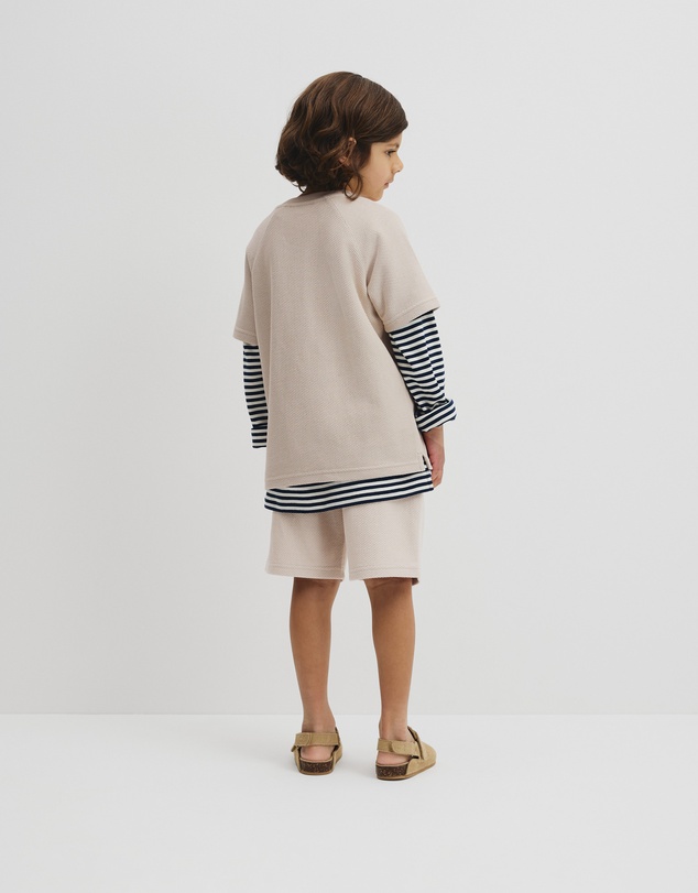 Country Road - Organically Grown Cotton Relaxed Waffle Short Sleeve T-shirt