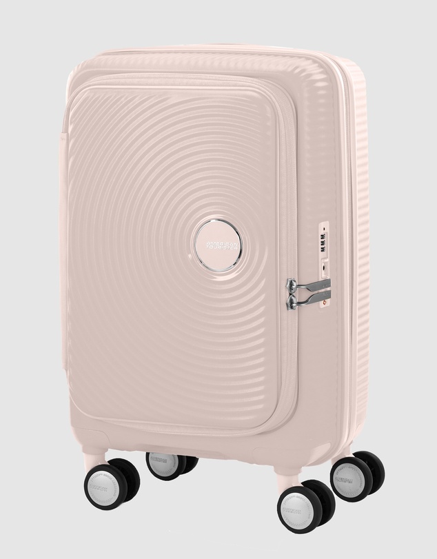 American Tourister - Curio Book Opening Carry-On Suitcase Expandable (55Cm)