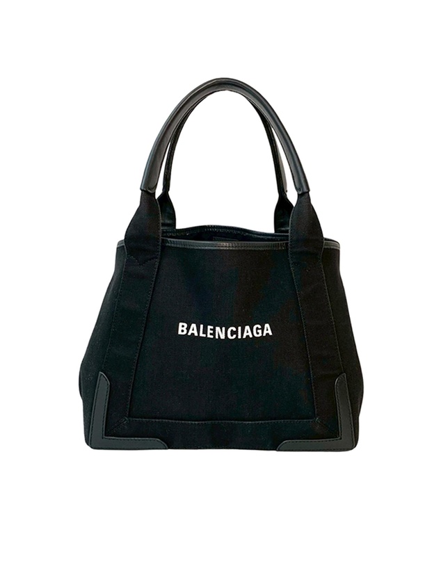 Pre-Loved by Azura Reborn - Pre-Loved Canvas Navy Cabas Tote S