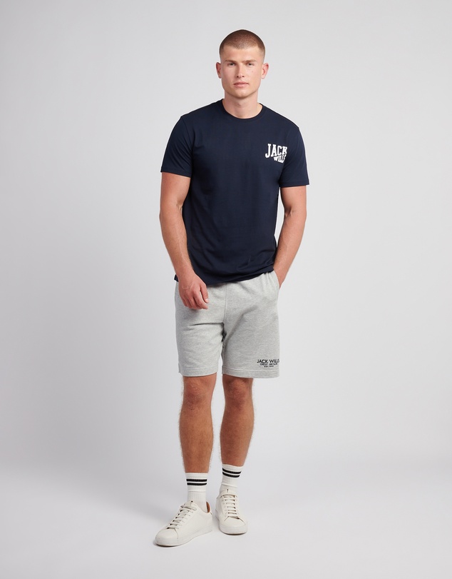 Jack Wills - Slant Stacked Graphic T-Shirt