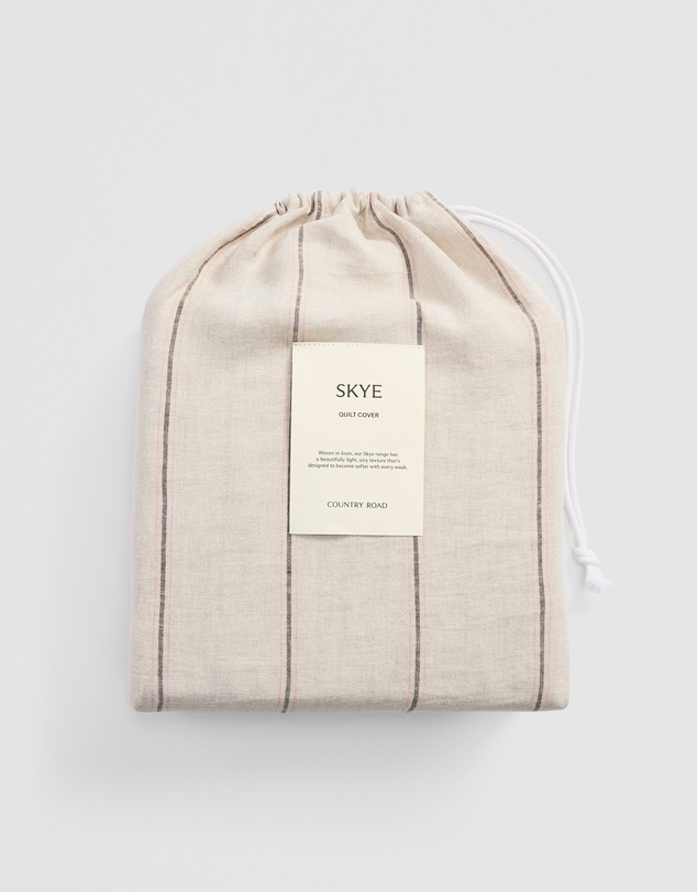 Country Road - Skye Linen Super King Quilt Cover