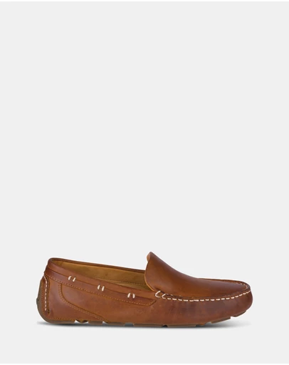 Sperry - Gold Harpswell Driver Medium Leather Tan- Men's