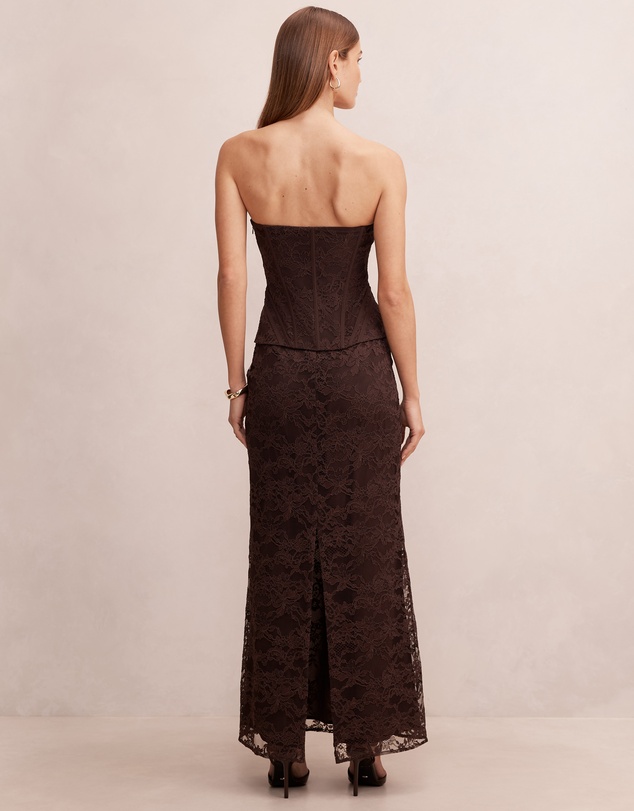 Forever New - Myla Lace Corset Maxi Dress