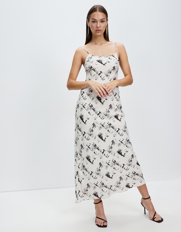 Third Form - Lip Service Bias Maxi Slip Dress