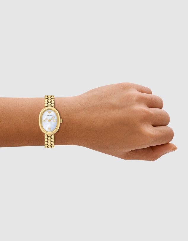 Emporio Armani - Gold Tone Analogue Watch