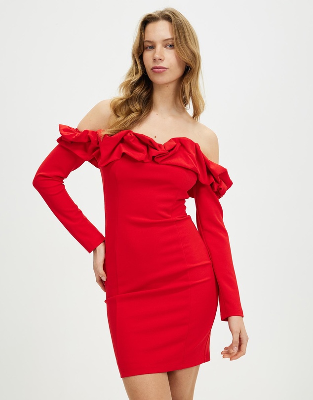 Romance by Honey and Beau - Aria Off Shoulder Dress