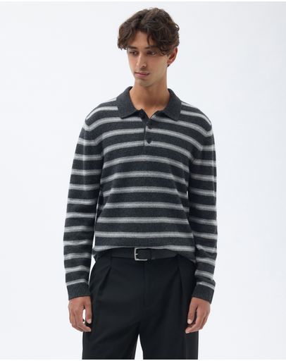 Mid Grey Stripe