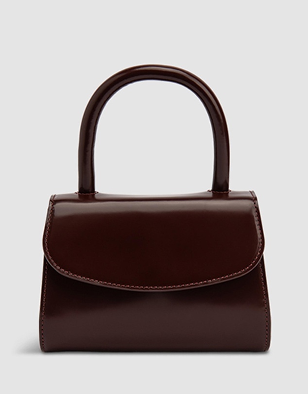 By Far - Mini 2.0 Semi Patent Leather Bag
