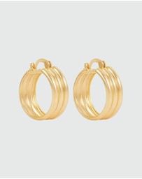 Alana Maria - Tessa Hoop Earrings - Gold