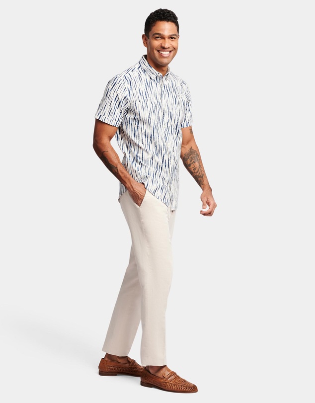 Brooksfield - Dye Print Casual Shirt