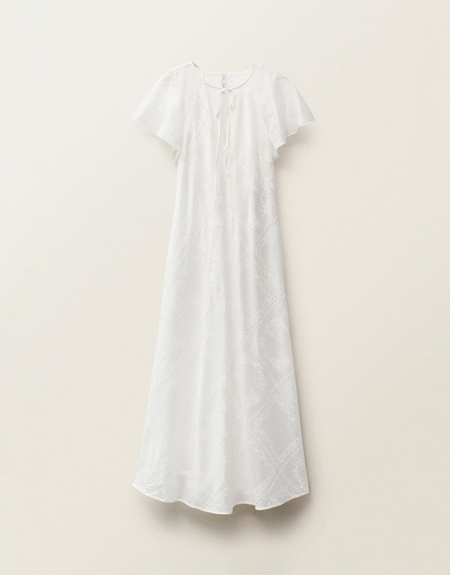 M.N.G - Moss Embroidered Dress