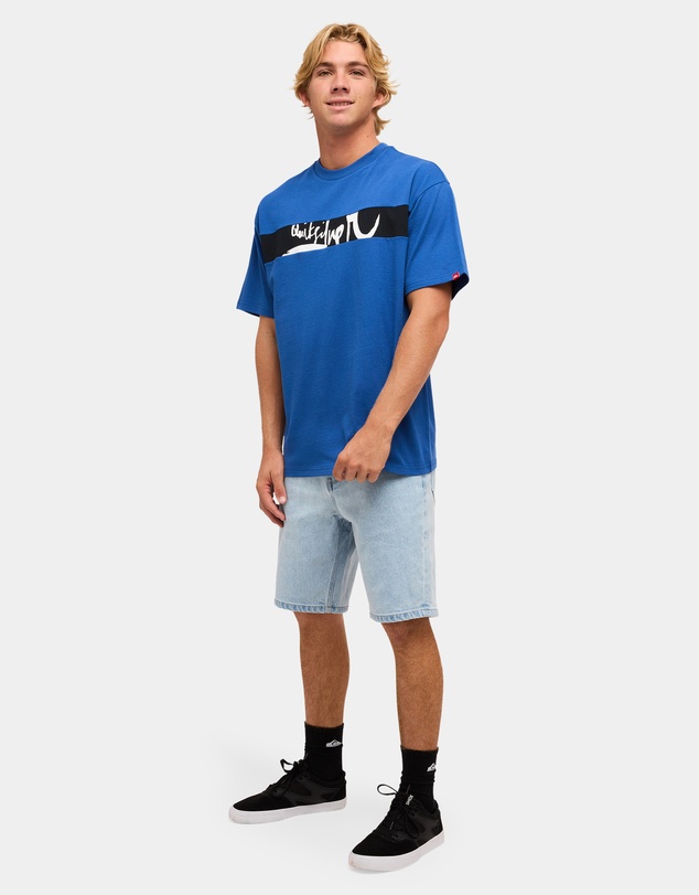 Quiksilver - Mens Impaired Panel Oversized T-Shirt