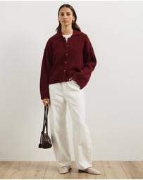 Atmos&Here - Nia Textured Knit Cardigan