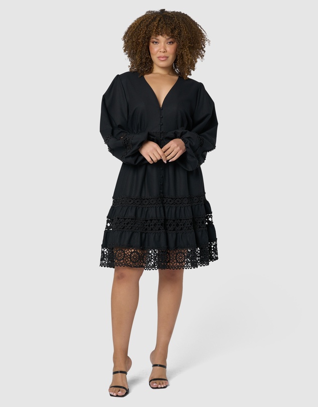 Something 4 Olivia - Zaliah Lace Mini Dress