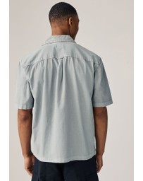 NEXT - Linen Blend Short Sleeve Shirt with Cuban Collar