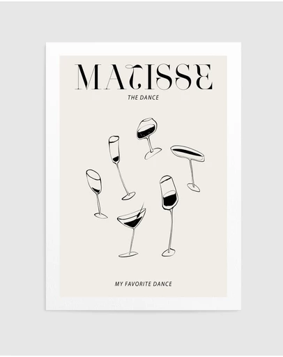 Olive et Oriel - Matisse The Dance by Treechild Art Print
