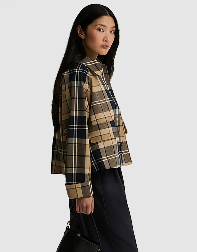 Barbour - Delilah Checked Showerproof Jacket