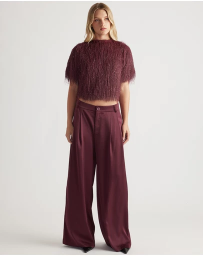 Decjuba - Kenzie Fluffy Lurex Cardigan