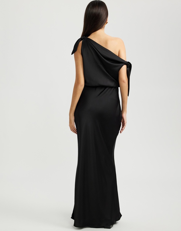 Dazie - Heavenly One Shoulder Maxi Dress