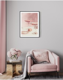 Olive et Oriel - Drink the champagne Art Print