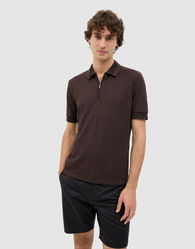 Politix - Lee Zip-up Polo