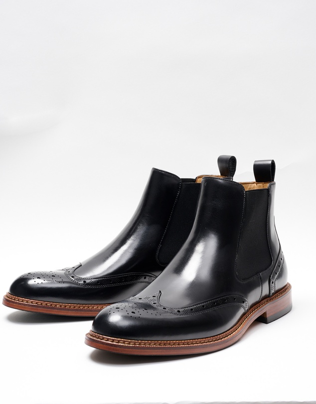 3 Wise Men - 3 Wise Men Mellencamp Leather Chelsea Boot