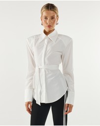 Madison The Label - Ferris Tie Shirt
