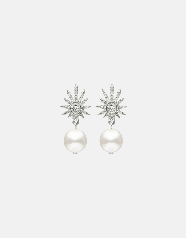 Stephanie Browne - Venus Pearl Earrings