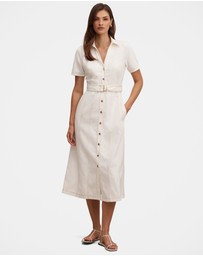 Forever New - Josephine Short Sleeves Denim Dress