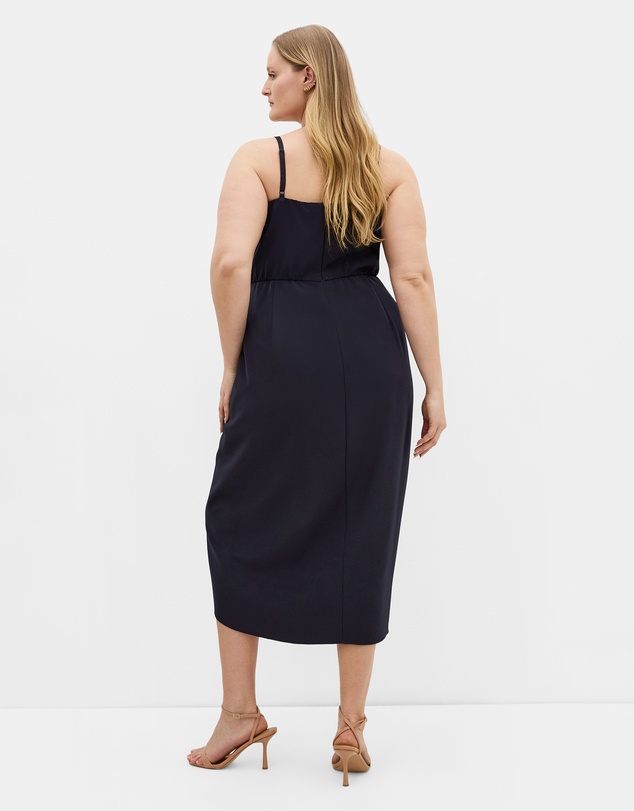 City Chic - Plus size Love Affair Midi Dress - dark navy
