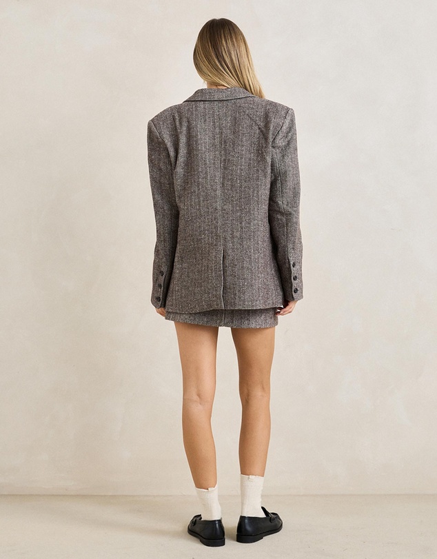 Rhythm - Herringbone Mini Skirt