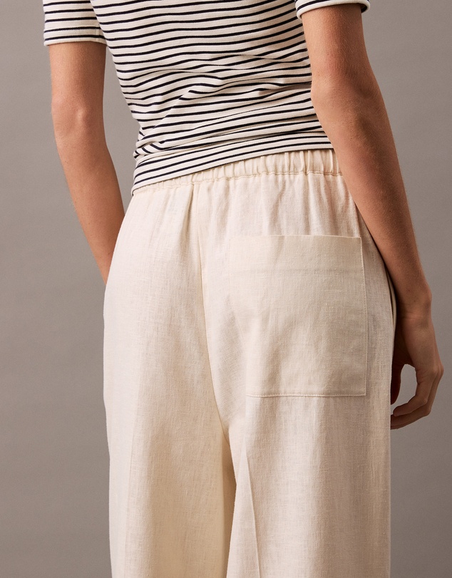 Calvin Klein - Relaxed Linen Cotton Pants