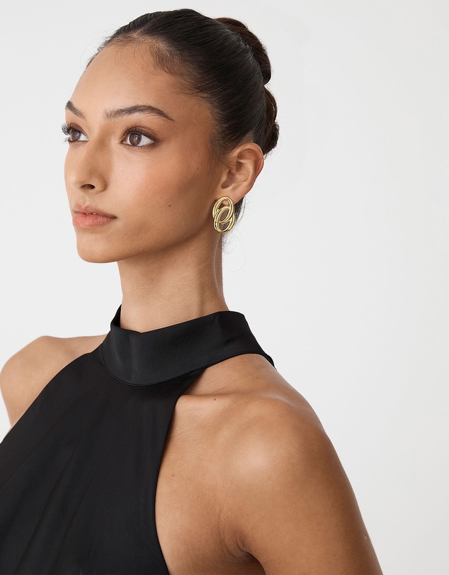 Forcast - Lupita Gold Loop Earrings