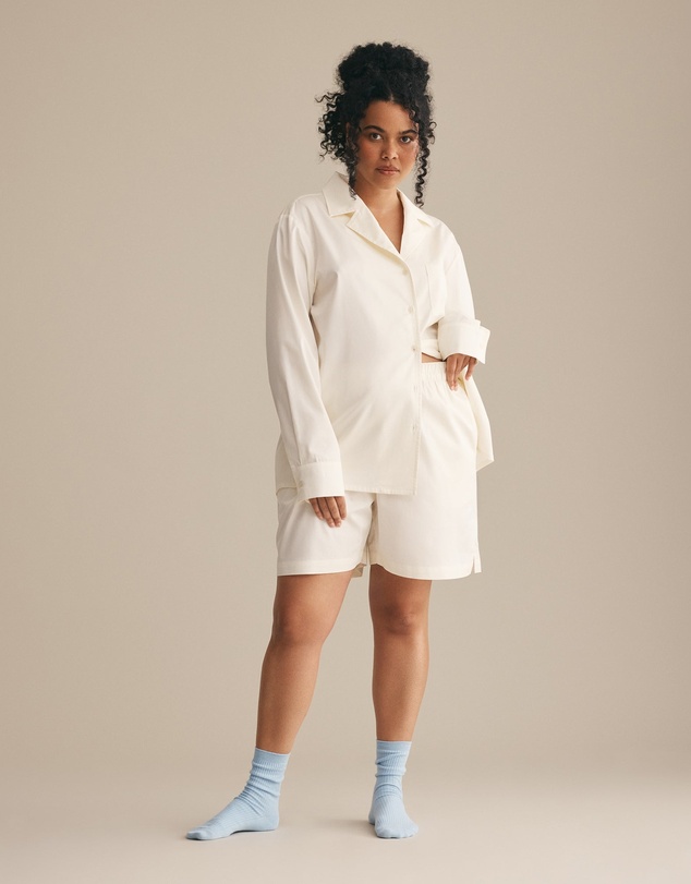 Resting - Soft Woven Cotton Lenny Long Sleeve Shirt