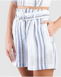 Amelius - Zanci Stripe Linen Short