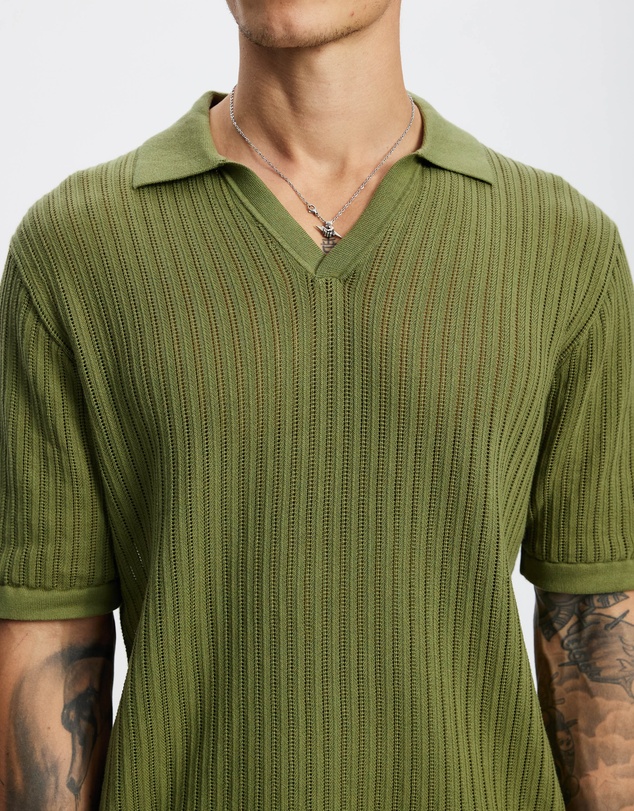 Rhythm - Relaxed Knit SS Polo
