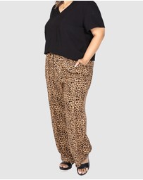 Love Your Wardrobe - Khloe Animal Print Pants