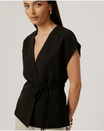 Calli - Tori Wrap Top