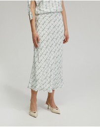 Oxford - Lucinda Printed Slip Skirt