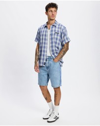 Thrills - Heavy Static Slacker Relaxed Denim Shorts
