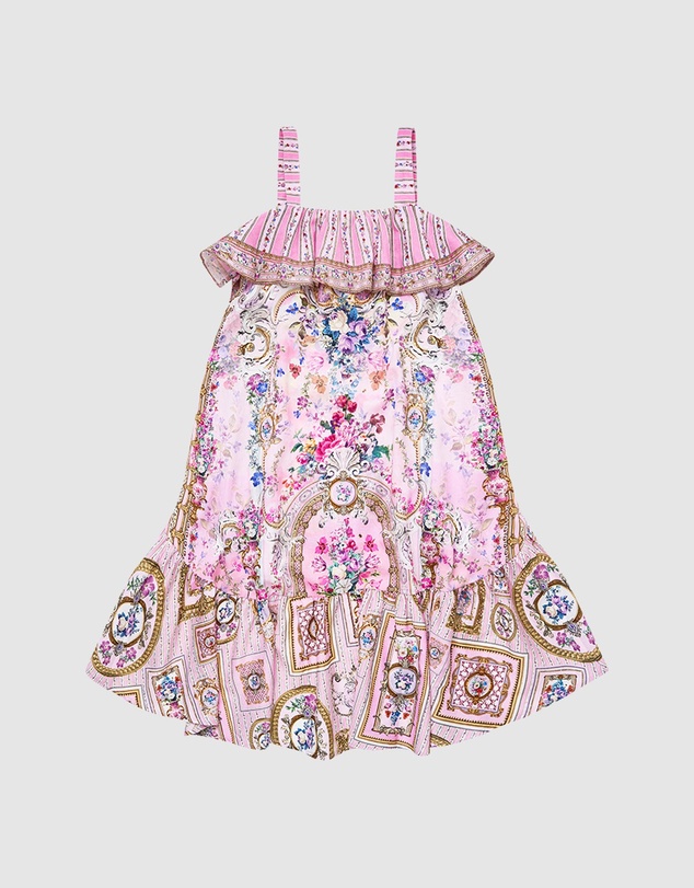 Camilla - Wide Strap High Low Dress - Kids-Teens
